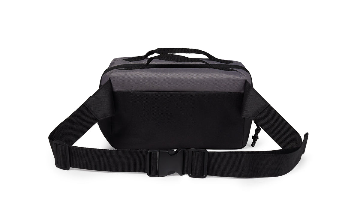 Black-Dark Grey Igloo® Fundamentals Hip Pack Cooler plain