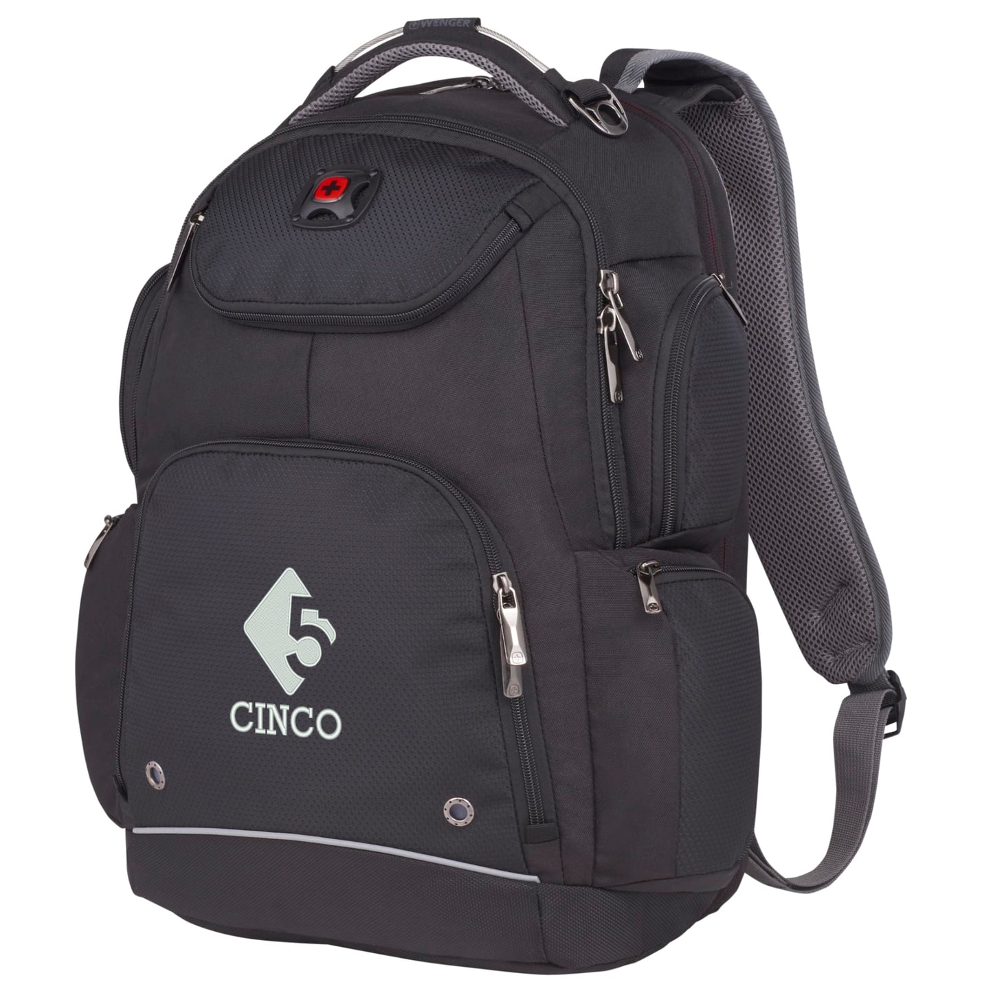 Black Wenger Odyssey TSA Recycled 17" Computer Backpack
