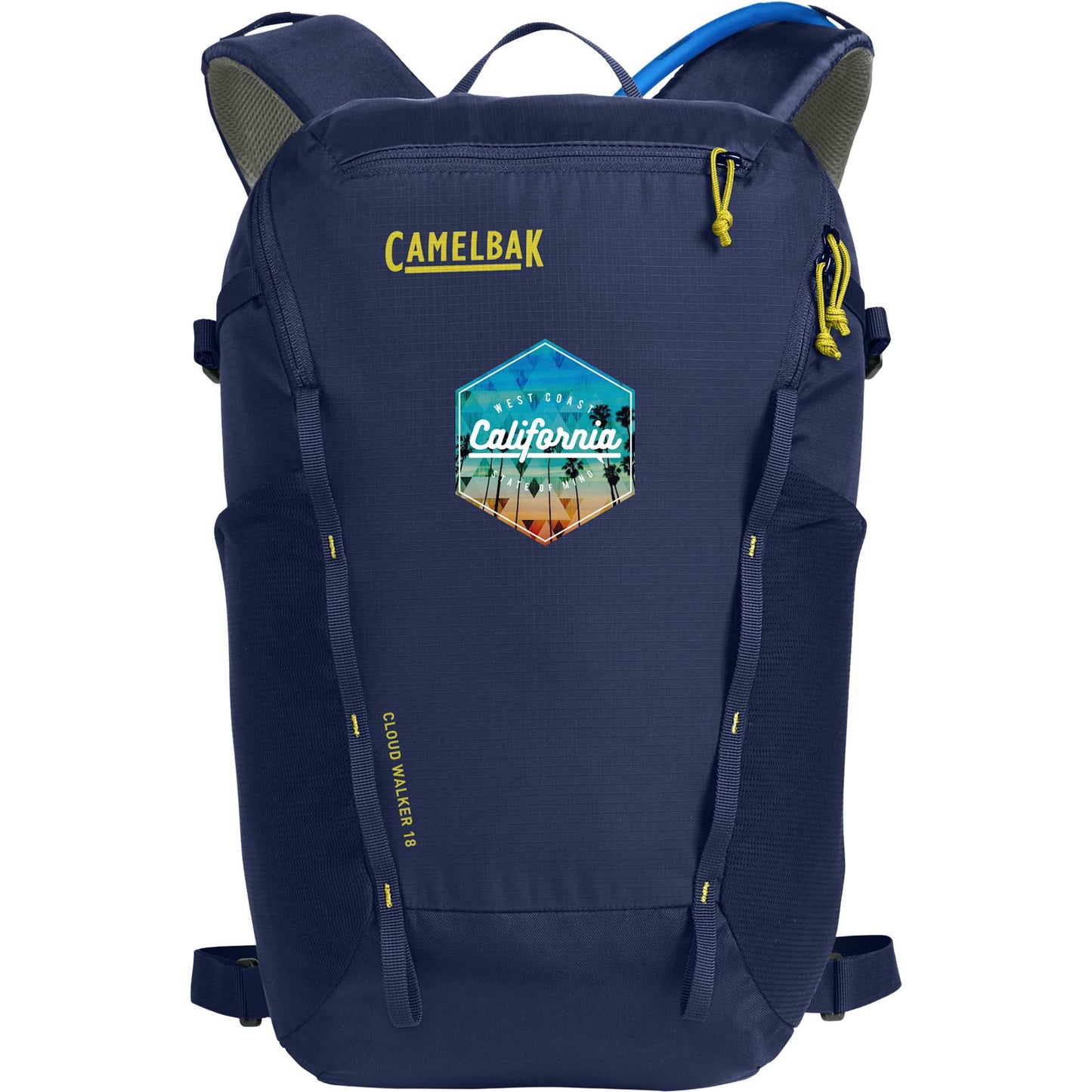 Front View of Blue Camelbak Cloudwalker 18 Hydration Pack