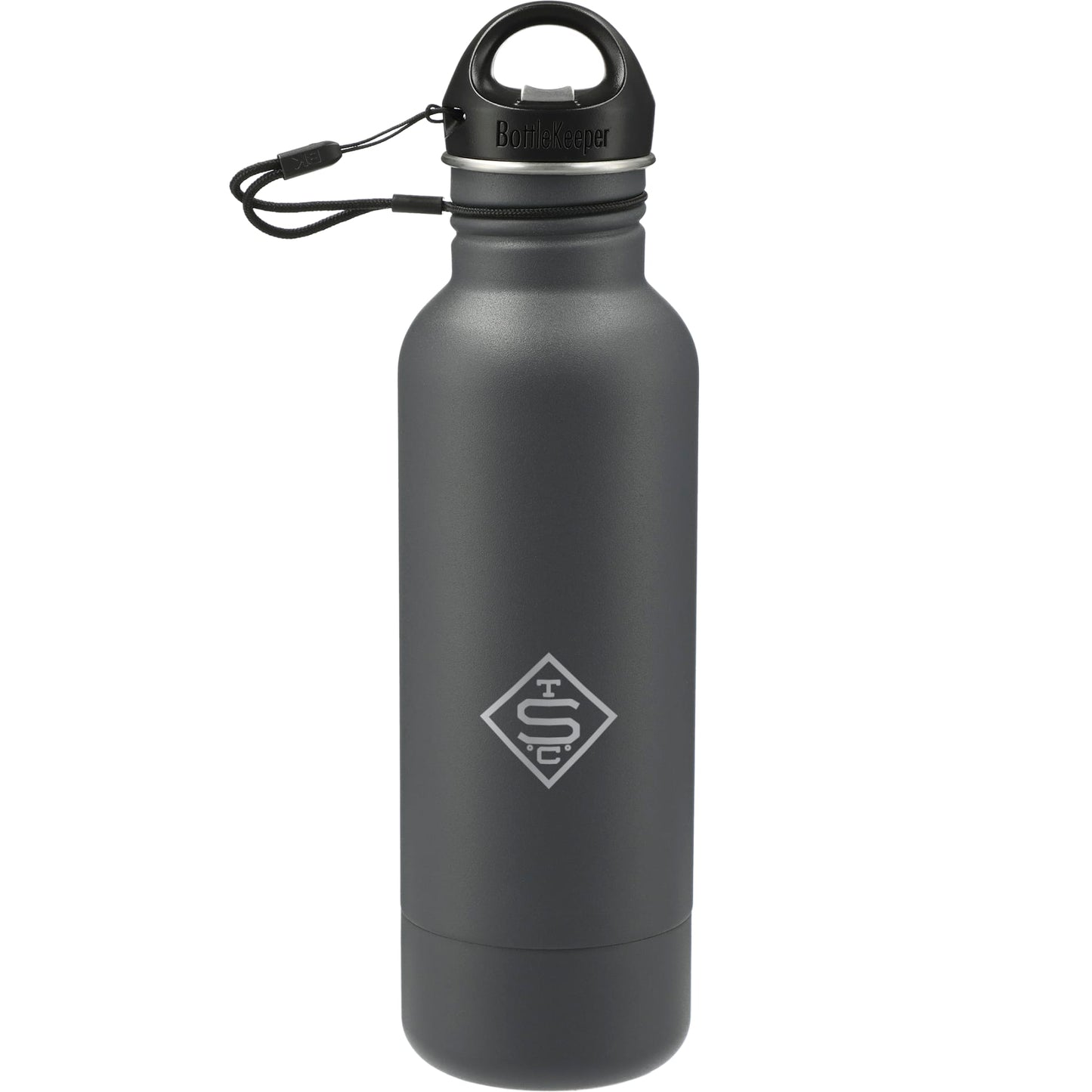 Front View of Gray BottleKeeper Standard 2.0