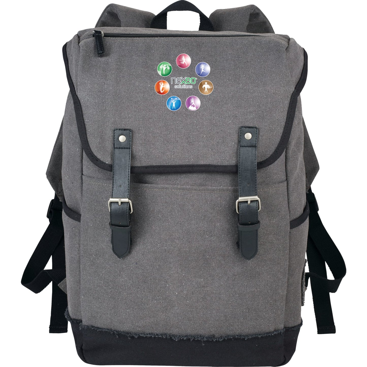 Front View of Gray Field & Co. Hudson 15" Computer Backpack
