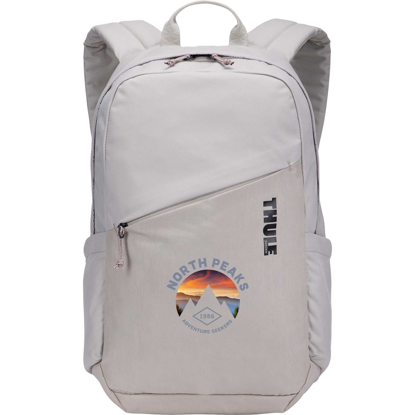 Front View of Tan Thule Heritage Notus 16" Computer Backpack 20L