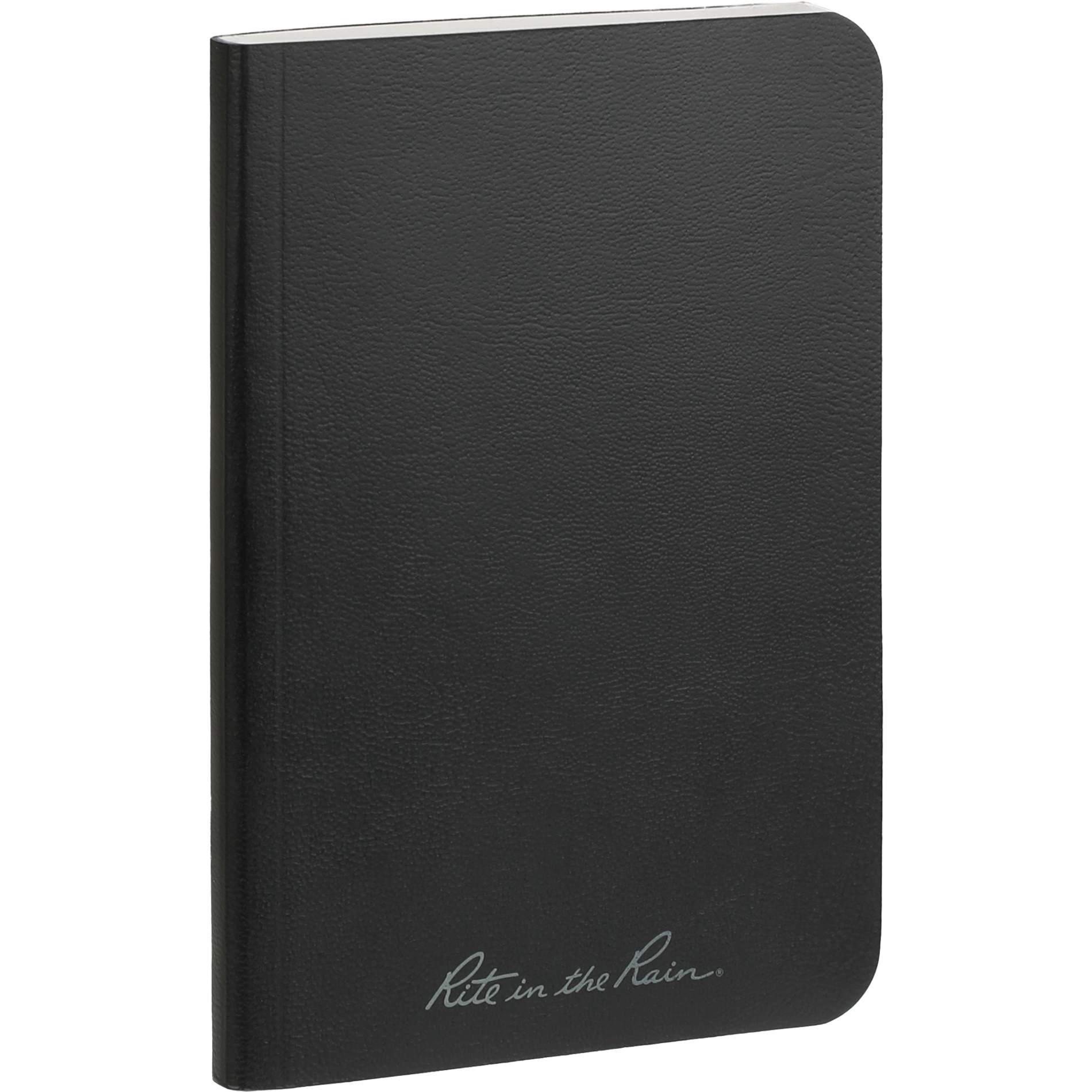 Black 3.5" x 5.25" Rite in the Rain Soft Cover Notebook plain