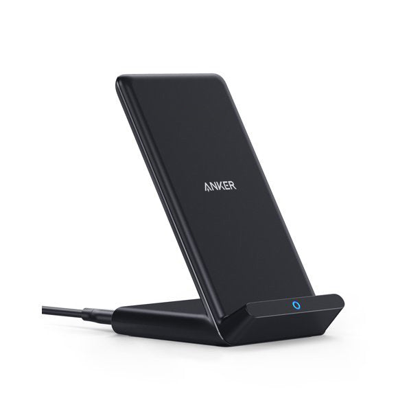Black Anker® PowerWave 10W Stand with Charger plain