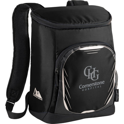 Black Arctic Zone® 18 Can Cooler Backpack
