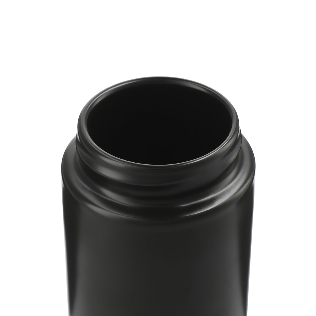 Black Arlo Ceramic Tumbler with Bamboo lid 11oz