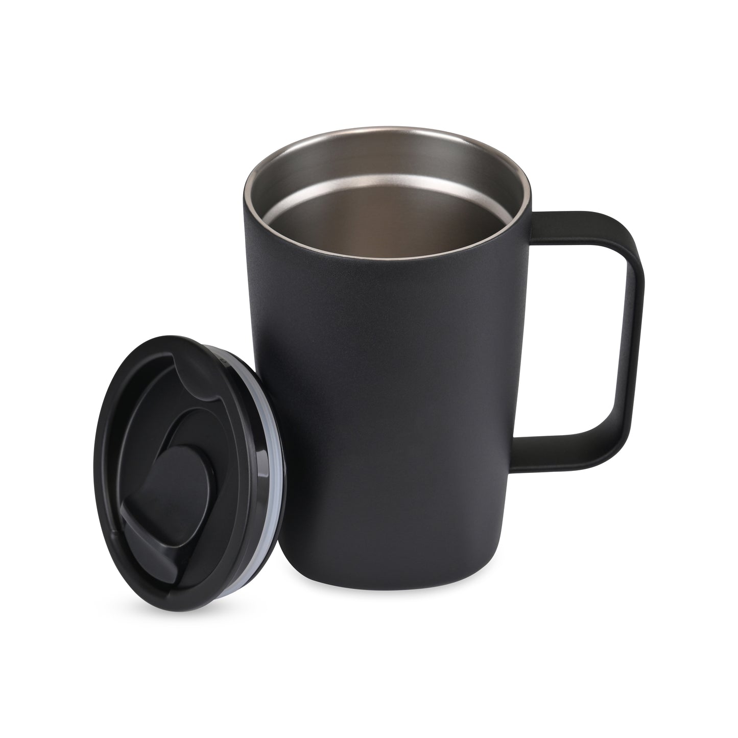 Black Aviana™ Rowan Recycled Mug - 15 Oz. plain