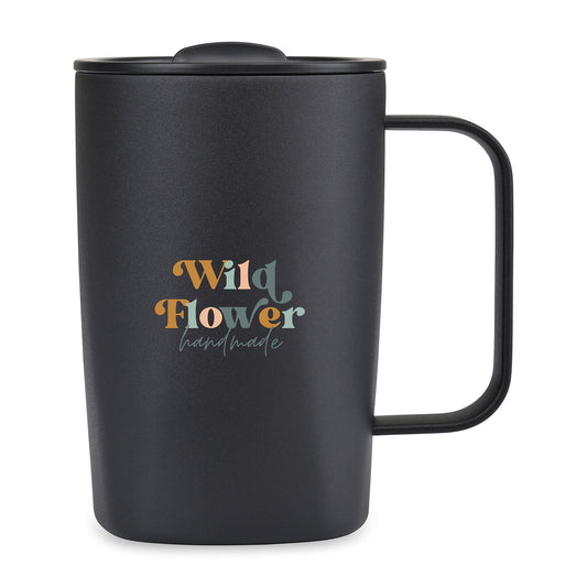 Black Aviana™ Rowan Recycled Mug - 15 Oz.