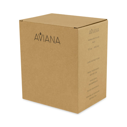 Black Aviana™ Rowan Recycled Mug - 15 Oz.