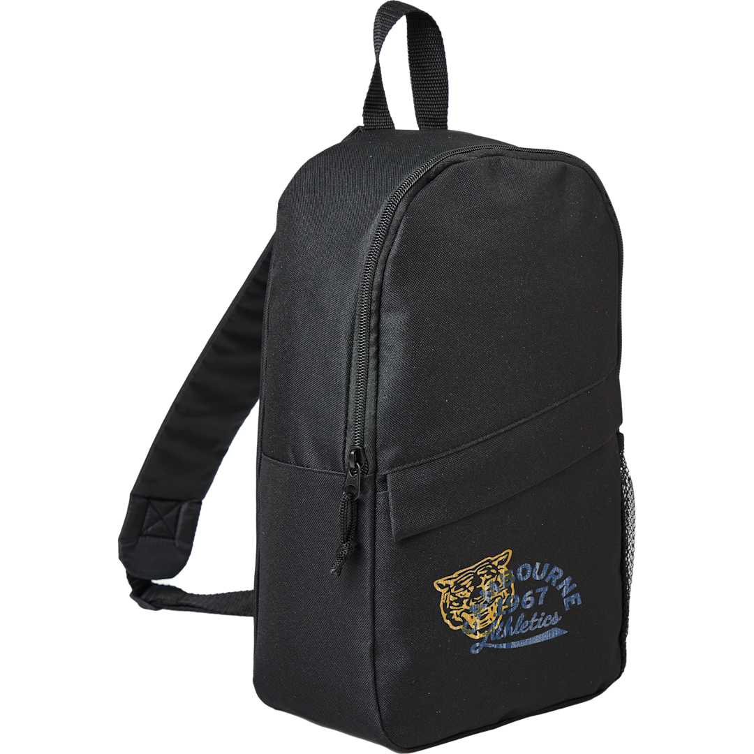 Black Barton Recycled Sling Backpack