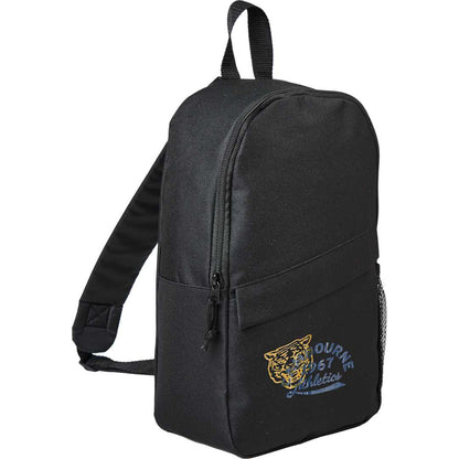 Black Barton Recycled Sling Backpack