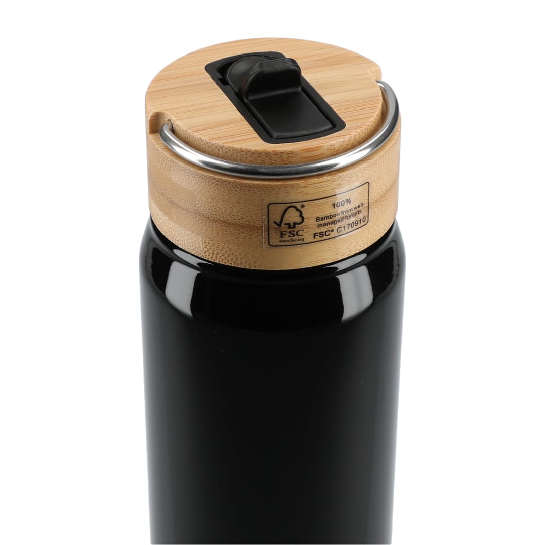 Black Billy 26oz ECO Aluminum Bottle w/ FSC® Bamboo Lid plain