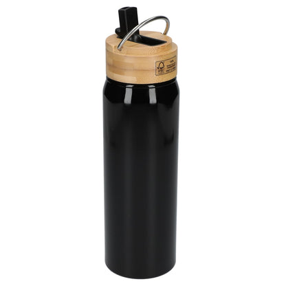 Black Billy 26oz ECO Aluminum Bottle w/ FSC® Bamboo Lid plain