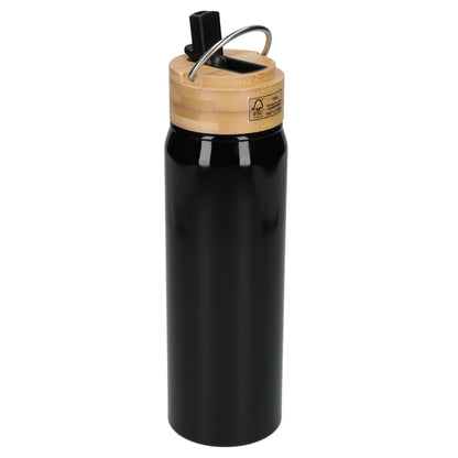 Black Billy 26oz ECO Aluminum Bottle w/ FSC® Bamboo Lid plain