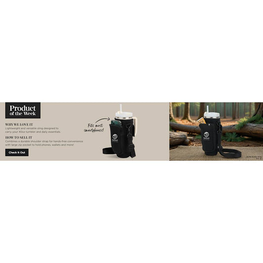 Black Bottle Buddy Sling