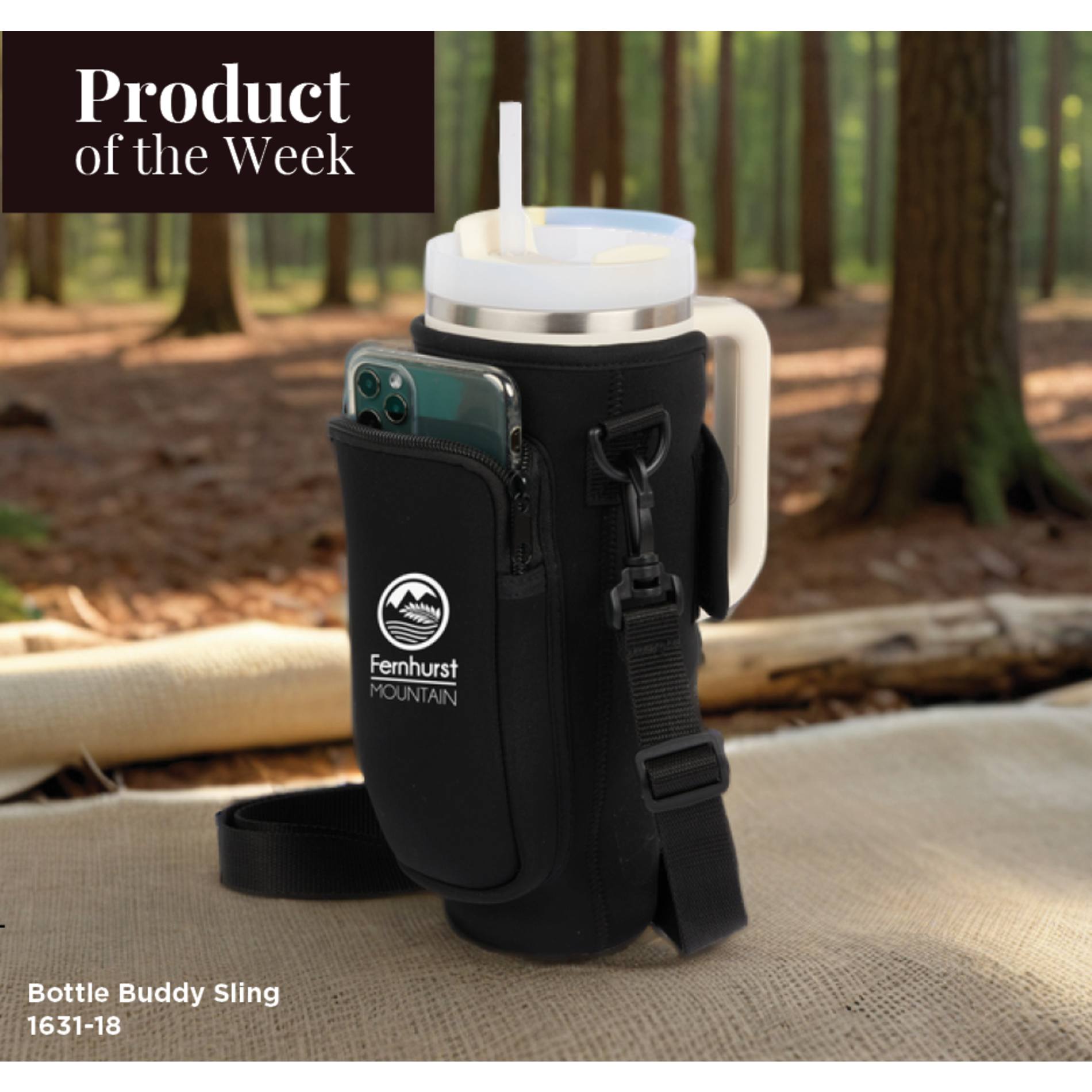 Black Bottle Buddy Sling