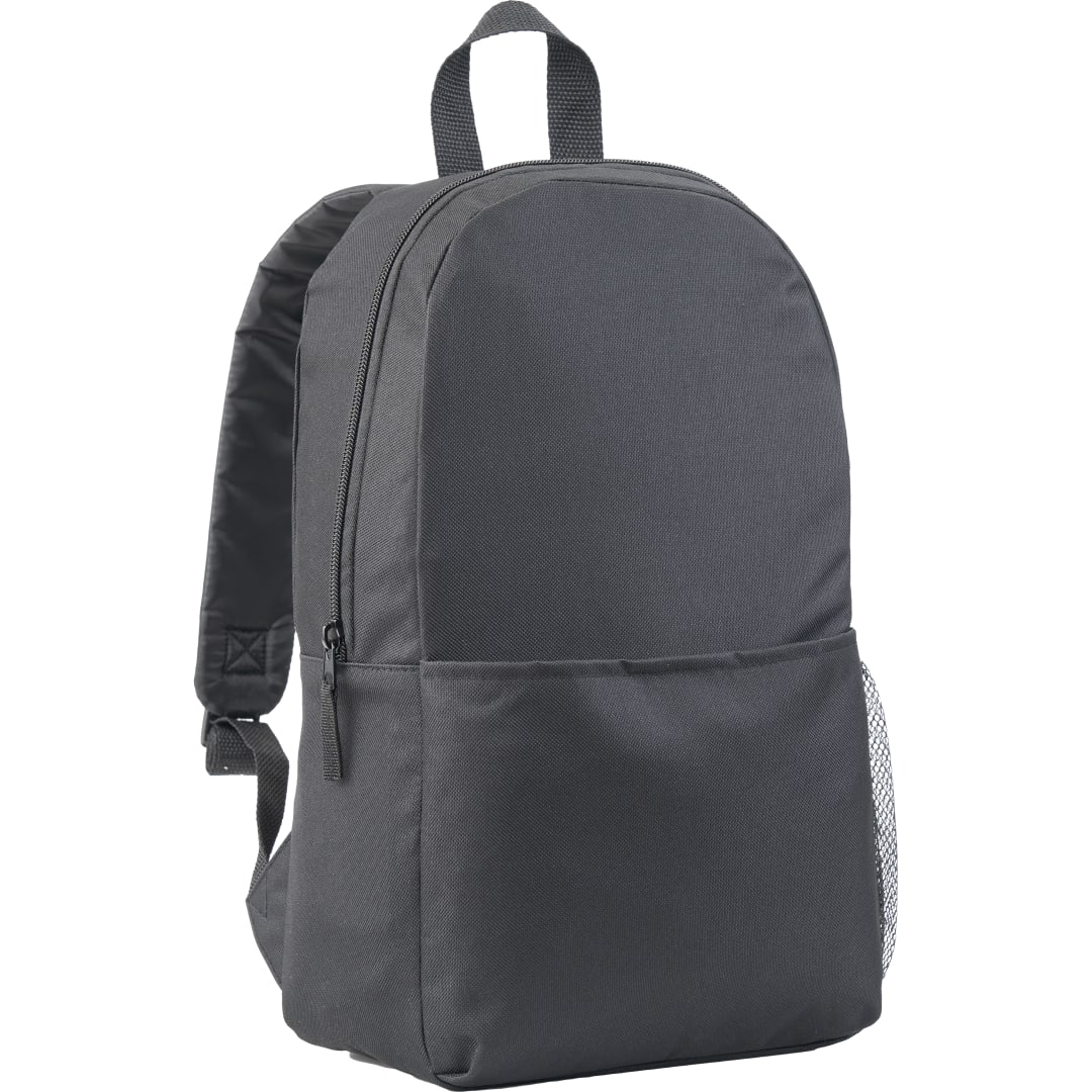 Black Brix Recycled Backpack plain