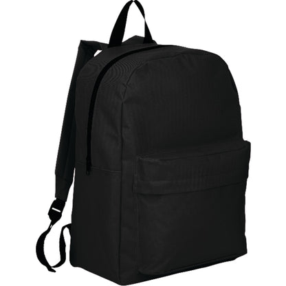 Black Buddy Budget 15" Computer Backpack plain
