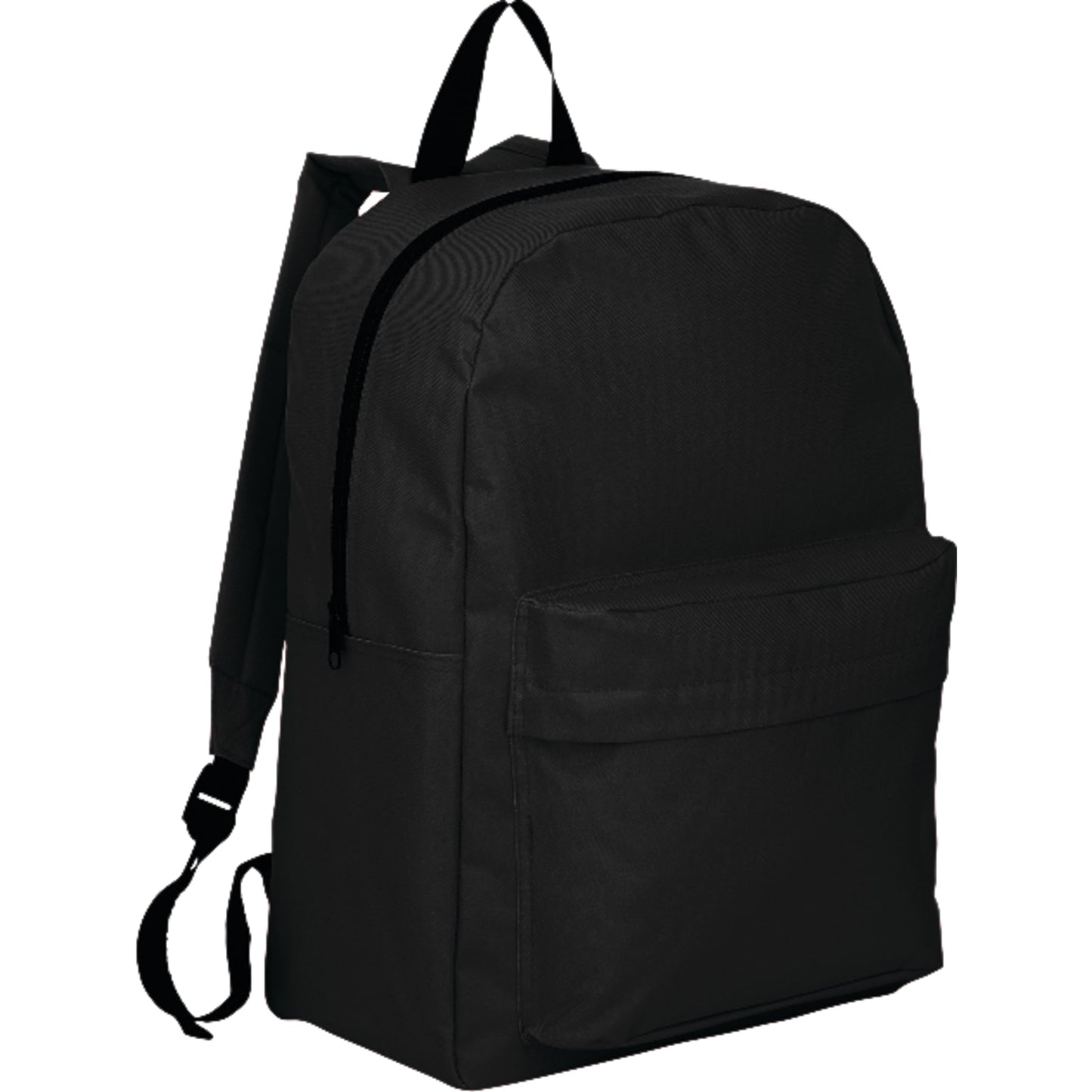 Black Buddy Budget 15" Computer Backpack plain