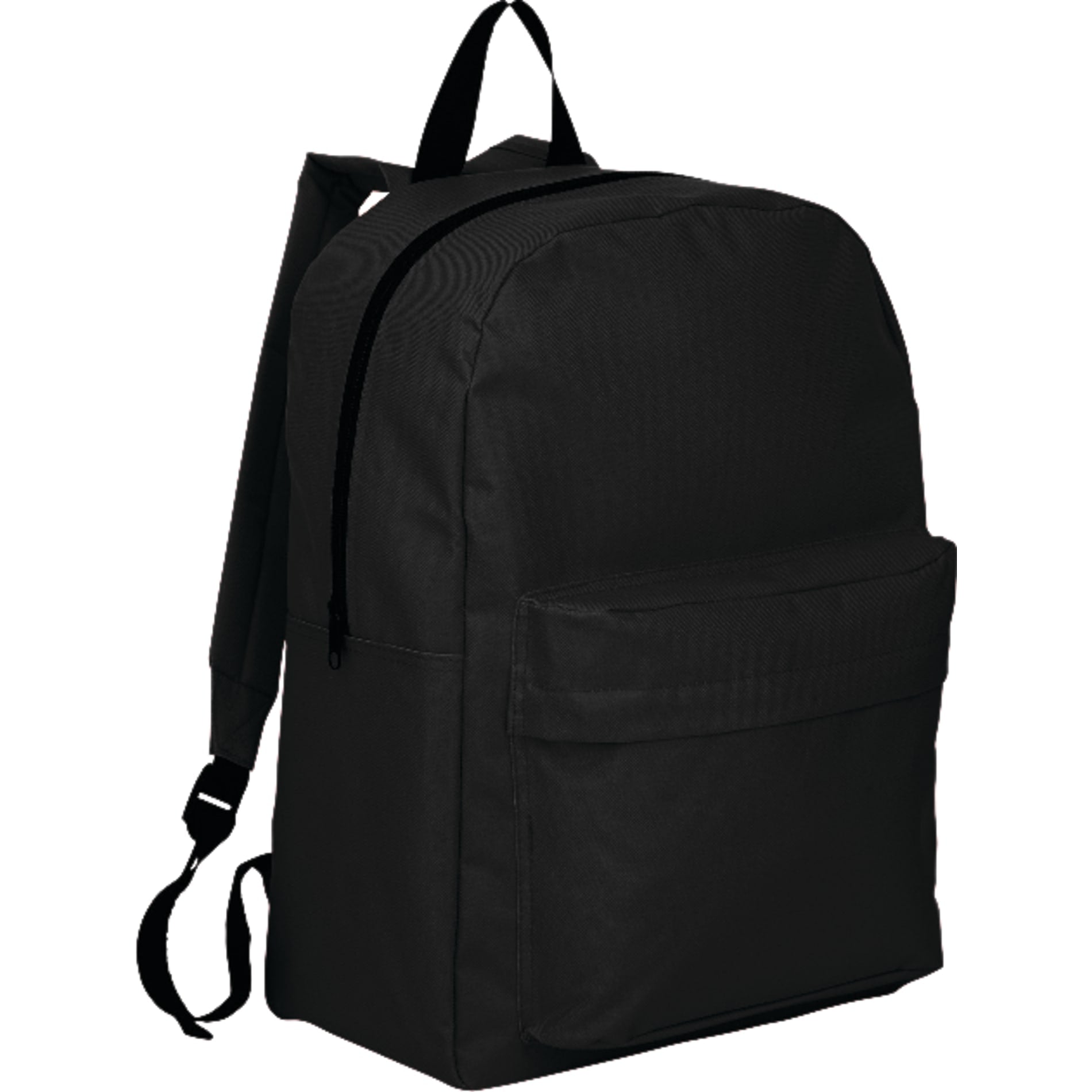 Black Buddy Budget 15" Computer Backpack plain