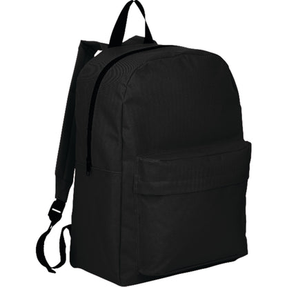 Black Buddy Budget 15" Computer Backpack plain
