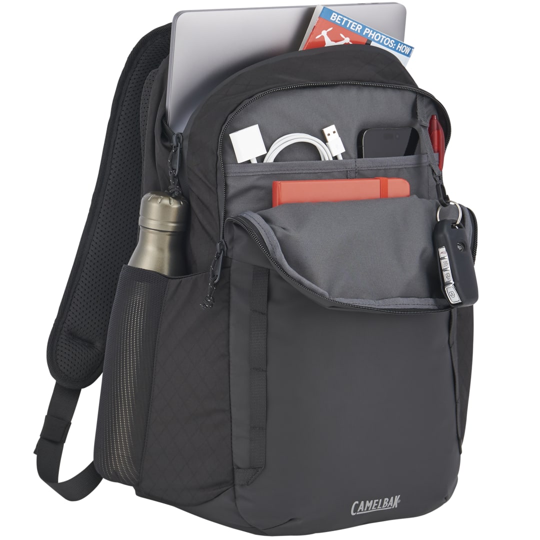 Black CamelBak DEN 15" Laptop Backpack plain
