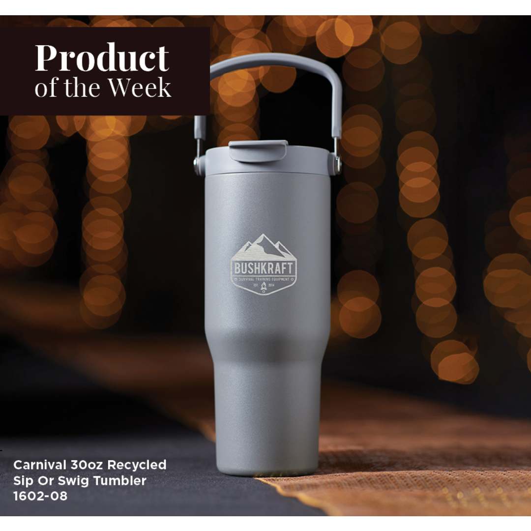 Black Carnival Recycled Sip Or Swig Tumbler 30oz