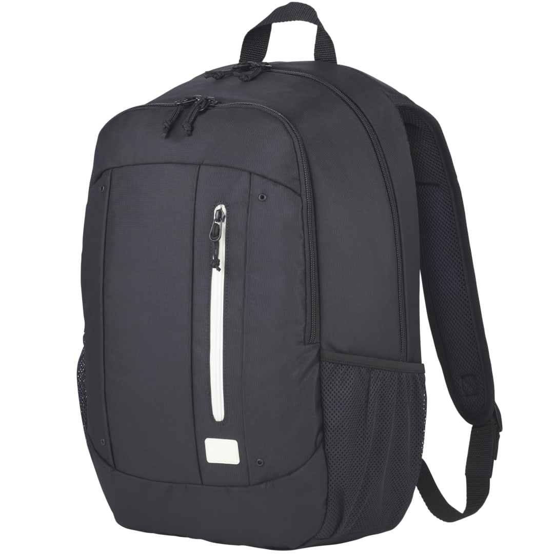 Black Case Logic Jaunt Recycled 15" Computer Backpack plain
