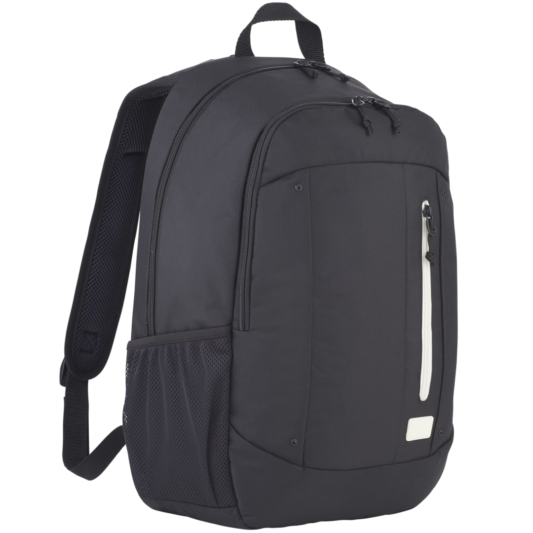 Black Case Logic Jaunt Recycled 15" Computer Backpack plain