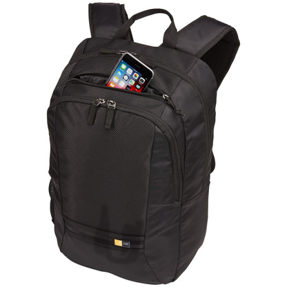 Black Case Logic Key 15" Computer Backpack plain