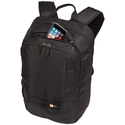 Black Case Logic Key 15" Computer Backpack plain