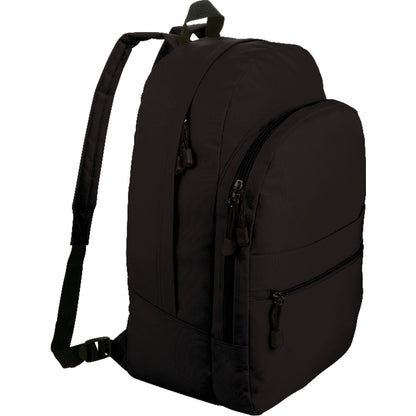 Black Classic Deluxe Backpack plain