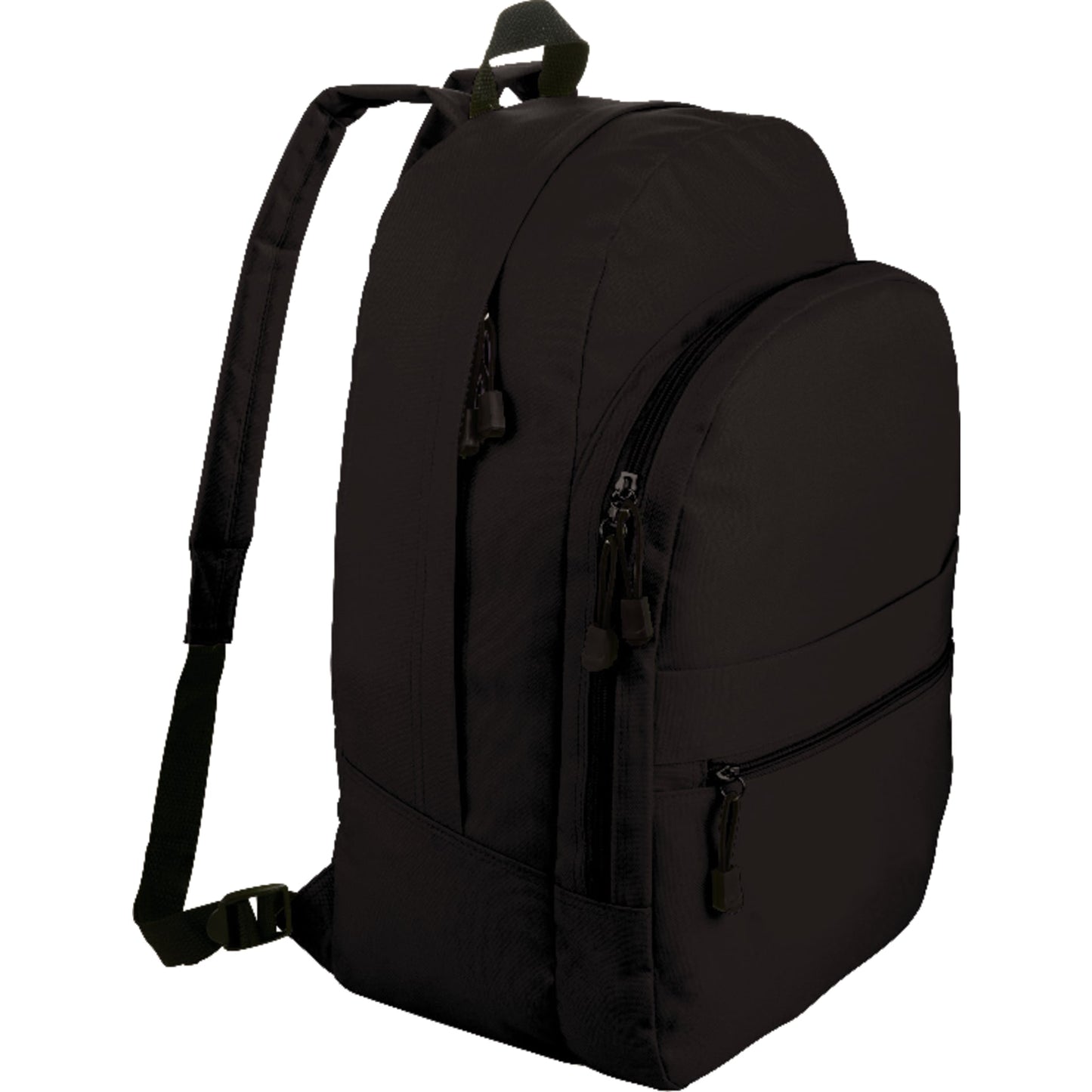 Black Classic Deluxe Backpack plain