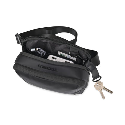 Black CORKCICLE® Series A Crossbody Belt Bag plain