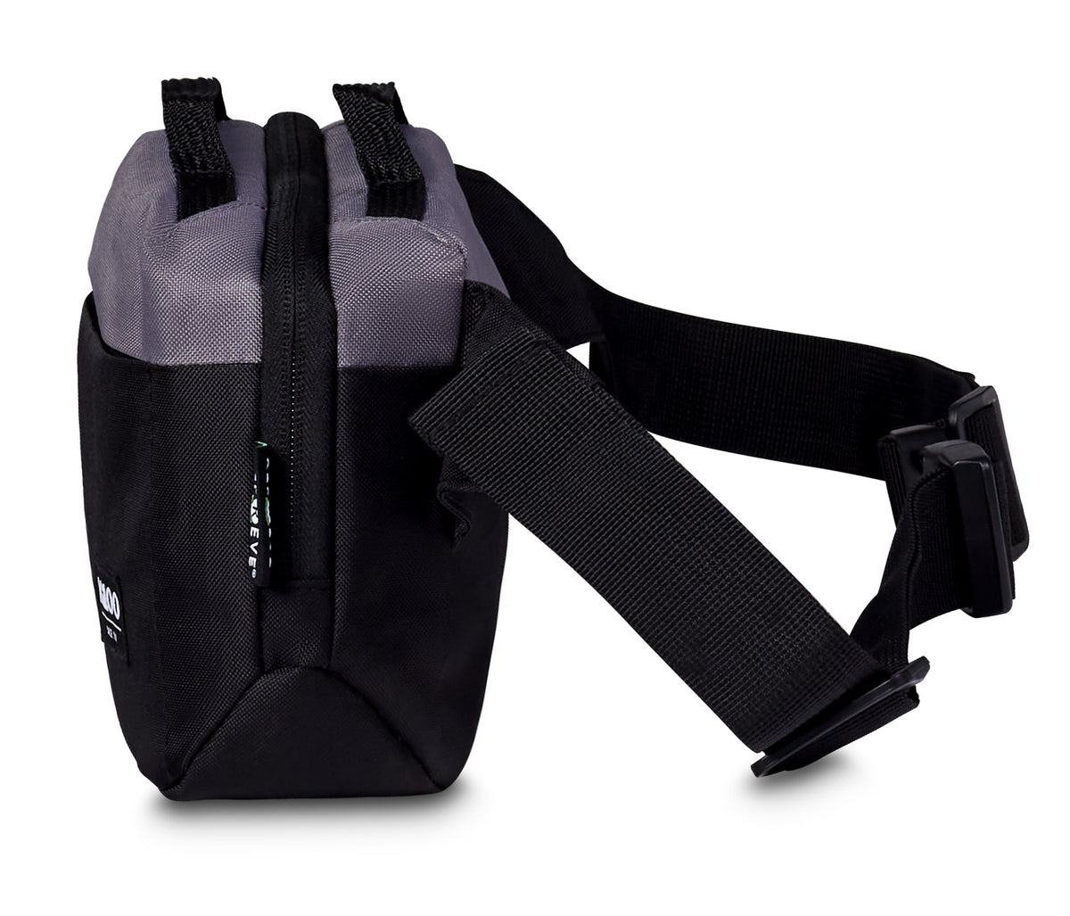 Black-Dark Grey Igloo® Fundamentals Hip Pack Cooler plain
