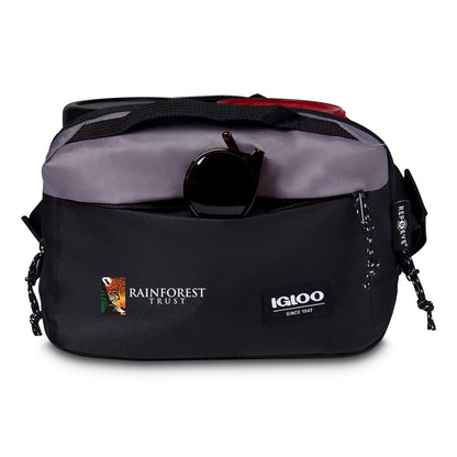 Black-Dark Grey Igloo® Fundamentals Hip Pack Cooler