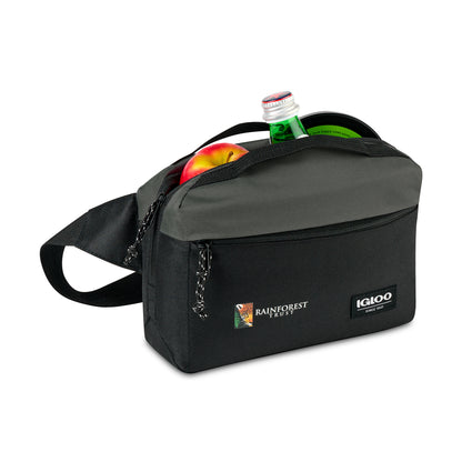 Black-Dark Grey Igloo® Fundamentals Hip Pack Cooler