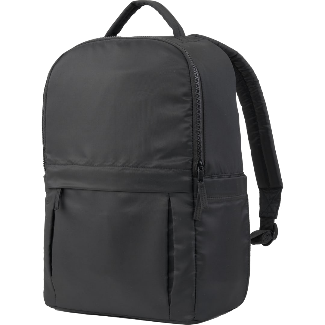 Black Daybreak Recycled 15" Laptop Backpack plain