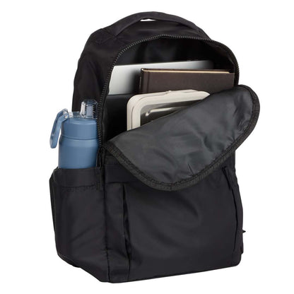 Black Daybreak Recycled 15" Laptop Backpack plain