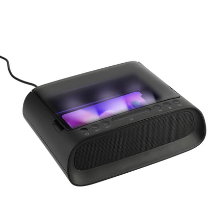 Black Desktop UV Sanitizer and Bluetooth Speaker plain