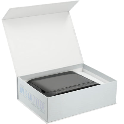 Black Desktop UV Sanitizer and Bluetooth Speaker