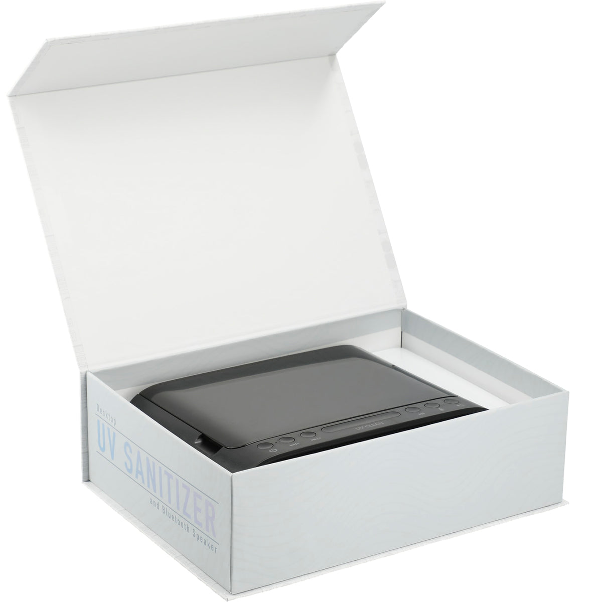Black Desktop UV Sanitizer and Bluetooth Speaker