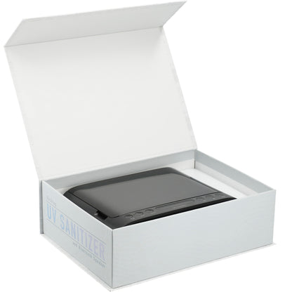 Black Desktop UV Sanitizer and Bluetooth Speaker
