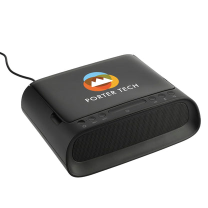 Black Desktop UV Sanitizer and Bluetooth Speaker