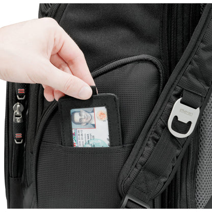 Black elleven™ Amped TSA 17" Computer Backpack