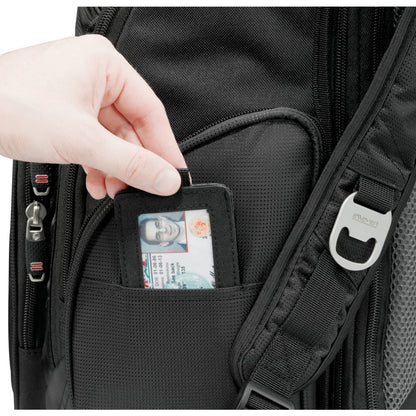 Black elleven™ Amped TSA 17" Computer Backpack
