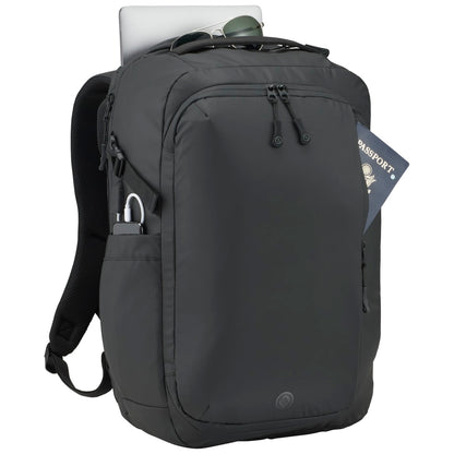 Black elleven™ Numinous 15" Computer Travel Backpack plain