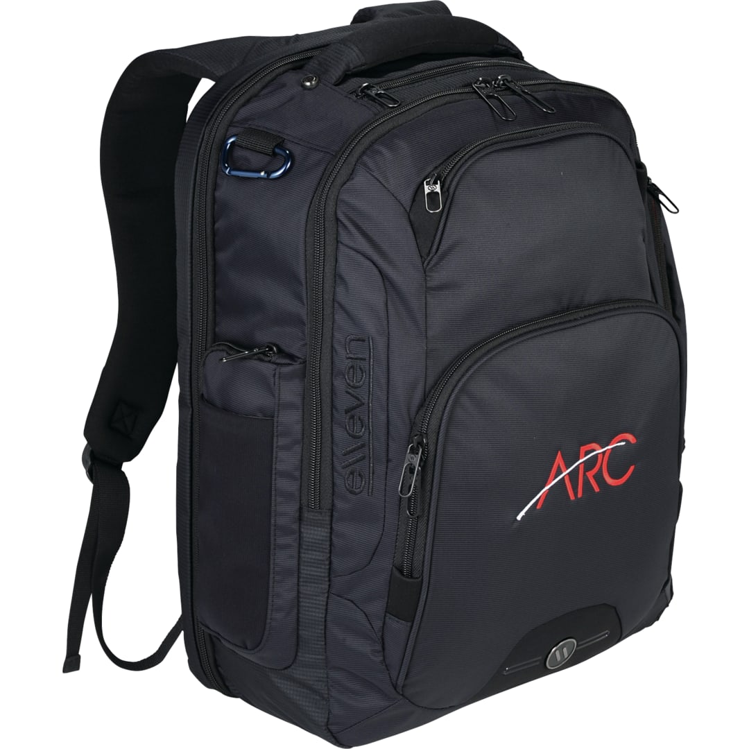 Black elleven™ Rutter TSA 17" Computer Backpack