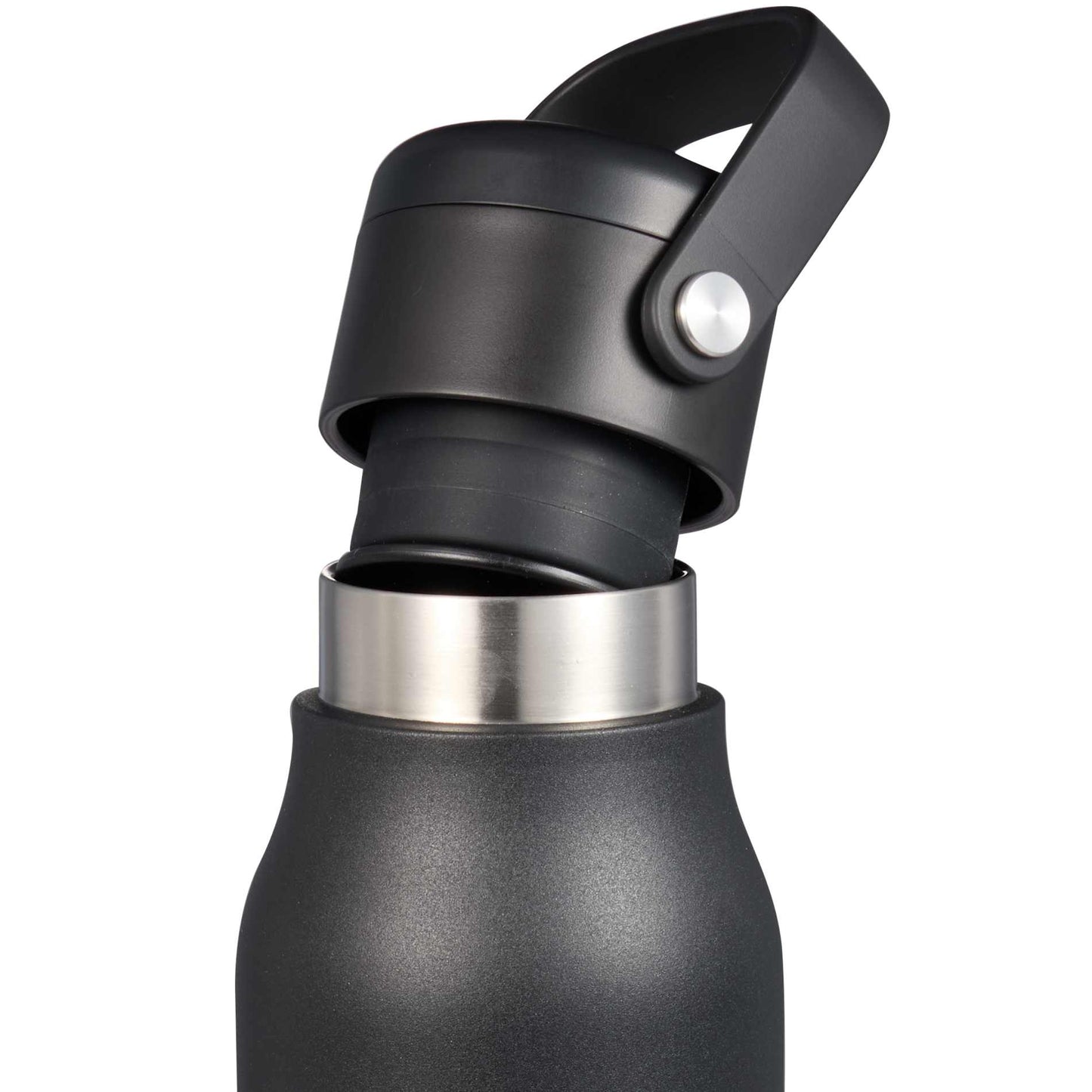 Black Explorer Threadless Recycled Stainless Bottle 25oz