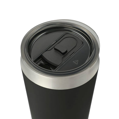 Black Faye 20oz Vacuum Tumbler w/ SS Straw plain